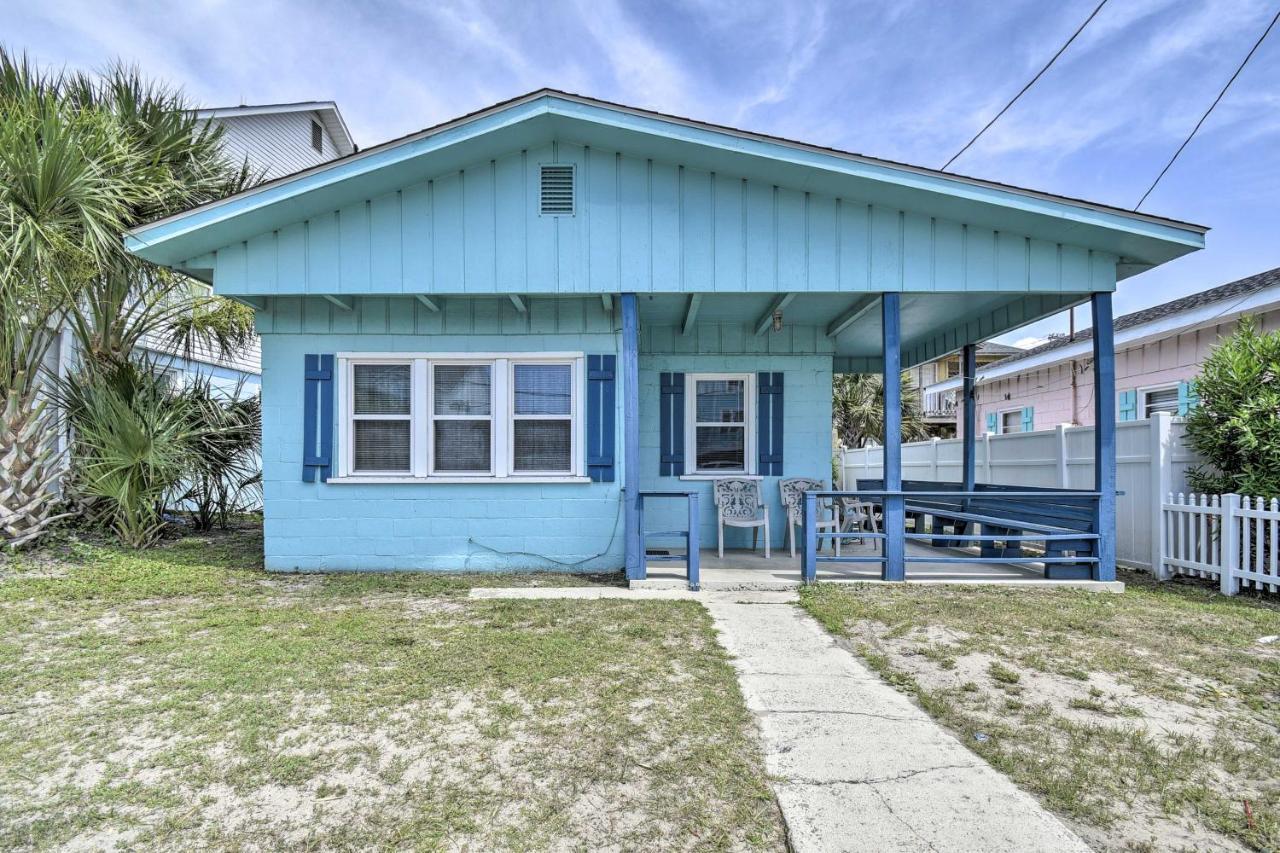 Bright Myrtle Beach Bungalow Steps To The Beach! Exterior foto