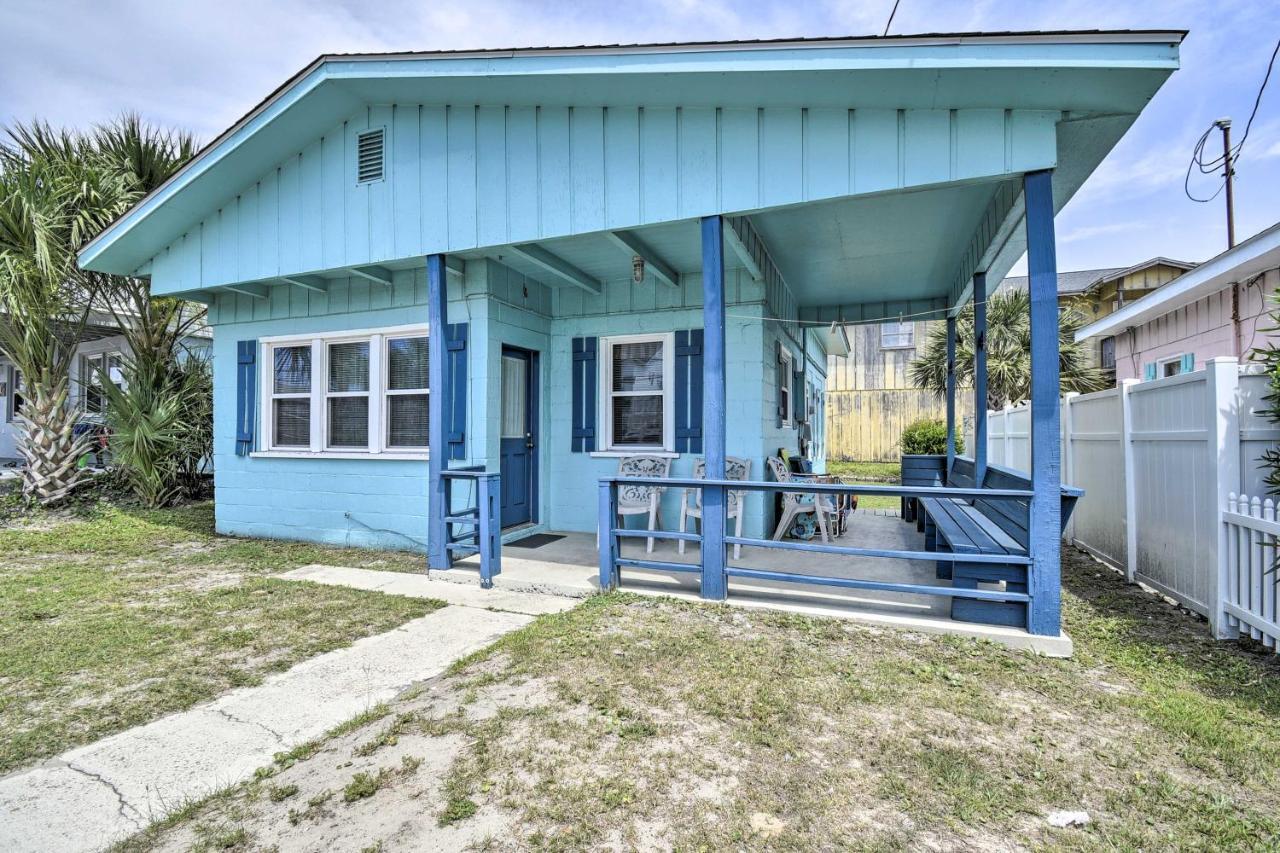 Bright Myrtle Beach Bungalow Steps To The Beach! Exterior foto